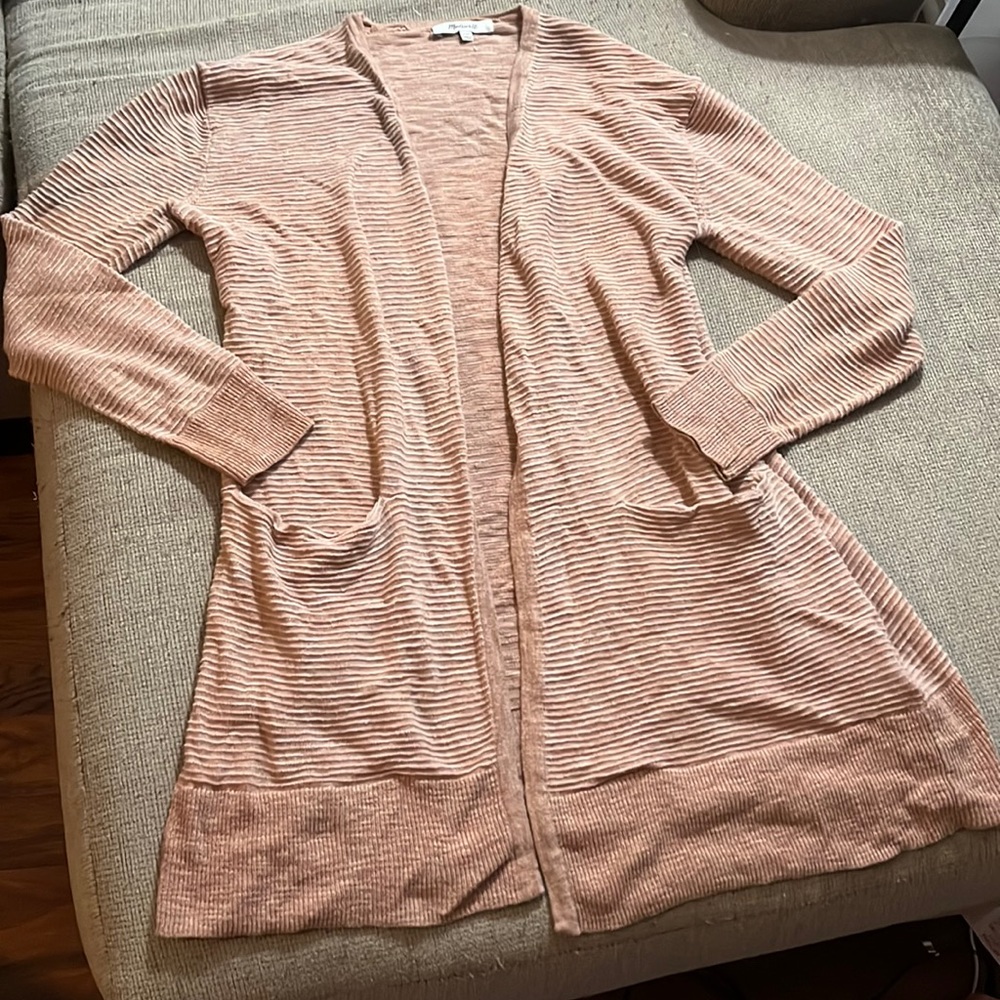 Madewell Ribbed Long Cardigan